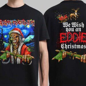 Iron Maiden We Wish You An Eddie Christmas 2025 T-Shirt  240